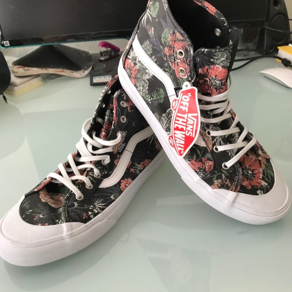 Vans Black Ball Hi SF Desert Floral women size 10